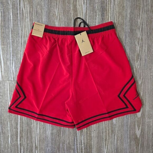 Nike Air Jordan Diamond Dri-FIT Woven Shorts Bred Black Medium M FQ2989-687 New - Picture 11 of 16